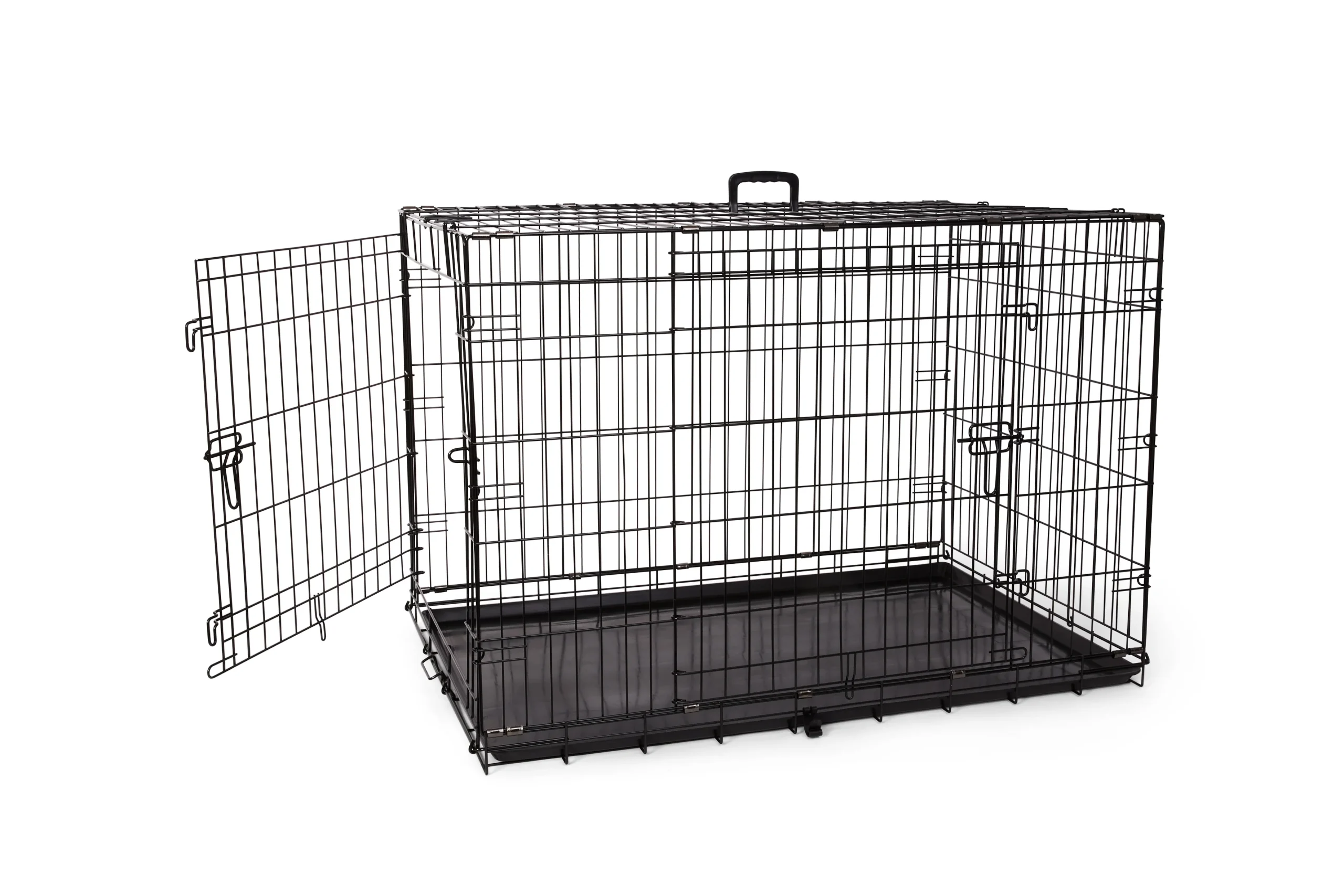 Bud'Z Cage Deluxe 2 Portes Avec Séparateur Et Plateau De Plastique 42"X27"X29" / 107X71X76Cm (42") – Image 2