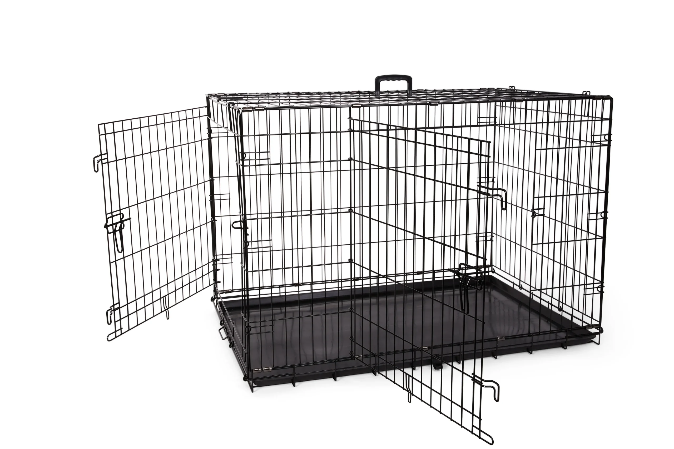 Bud'Z Cage Deluxe 2 Portes Avec Séparateur Et Plateau De Plastique 42"X27"X29" / 107X71X76Cm (42") – Image 5