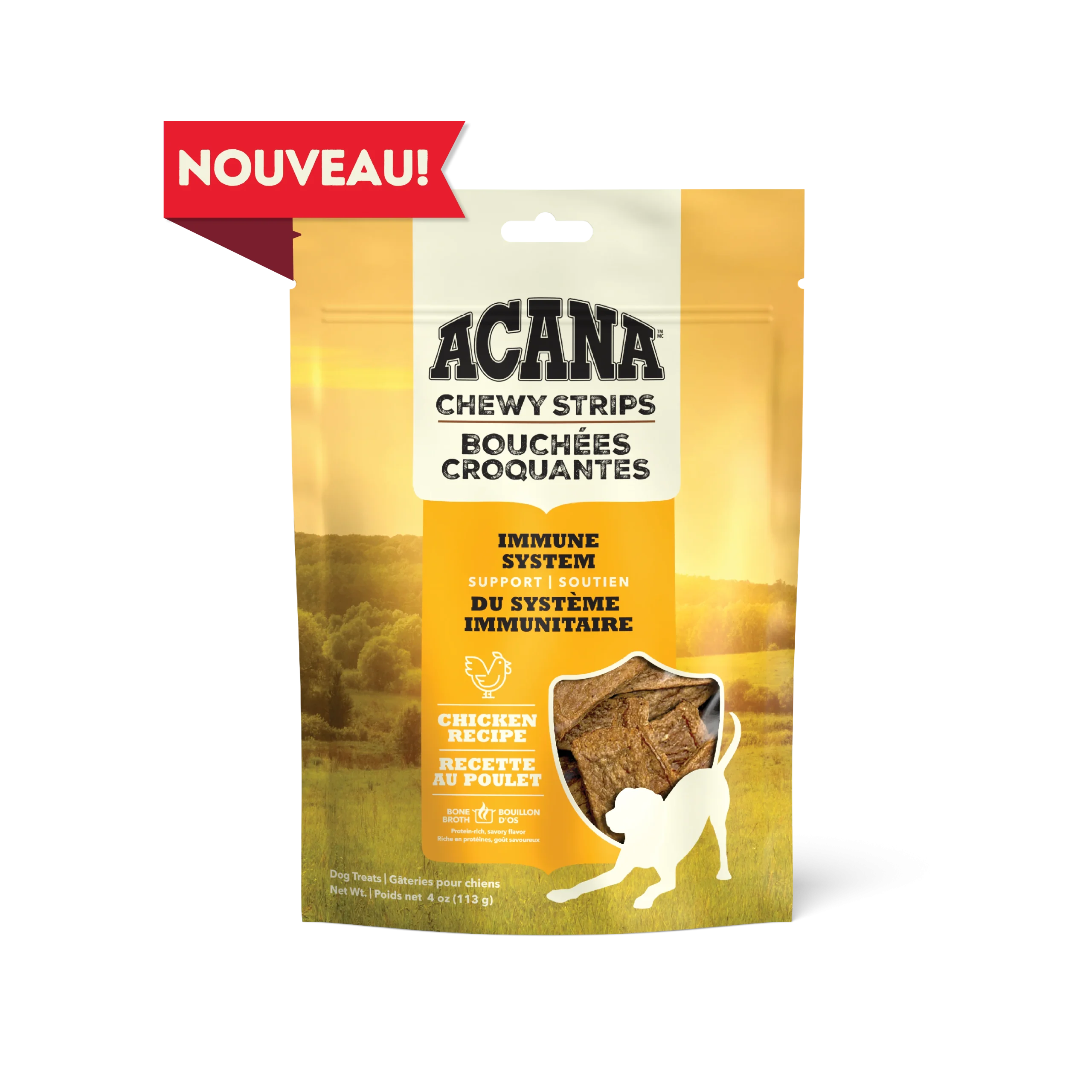 Acana Chien Gâteries Bouchées Croquantes Recette Poulet