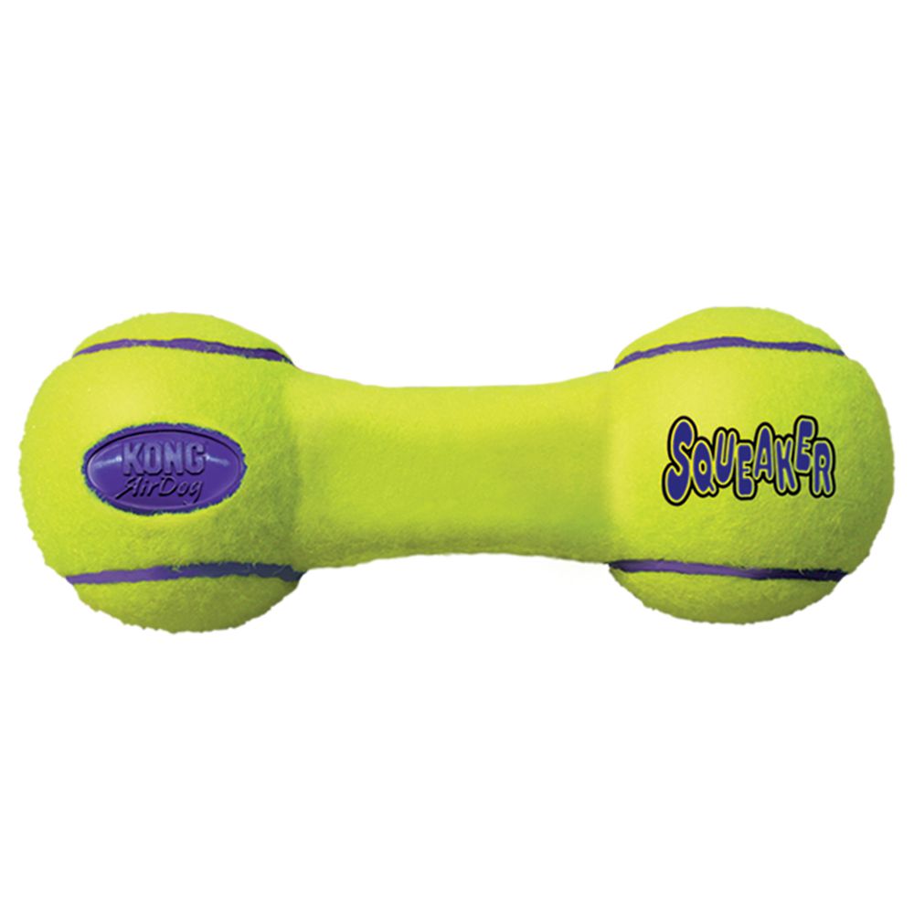 Airdog squeaker dumbbell S, M – KONG