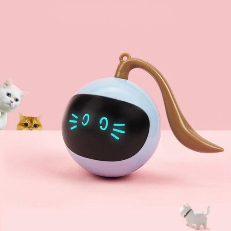 Balle interactive lumineuse pour chat CYBOKAT™